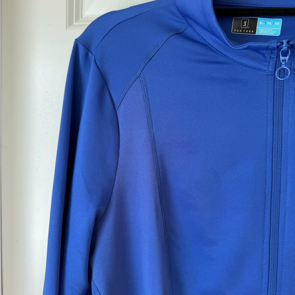 Walter Hagen Women's Full Zip Golf Athletic Jacket - XL - Blue Iris Color - Picture 2 of 7
